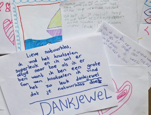 Dank je wel, juf van de natuurklas!